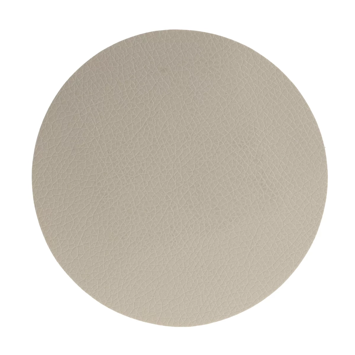 Dessous de verre "Tendor" simili cuir 10cm gravé au laser (lot de 6 pièces) - Image 1