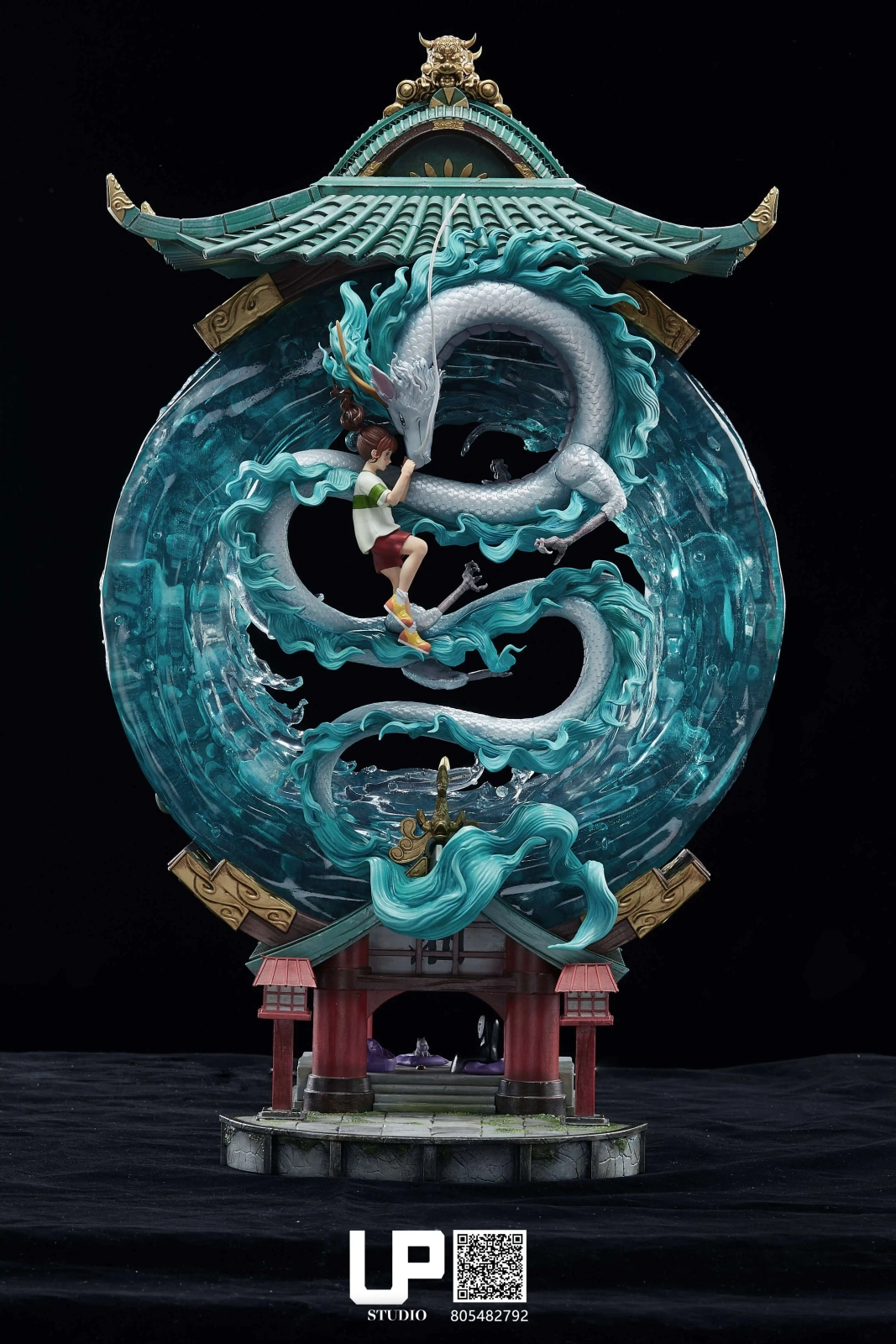 Figurine UP Studio Chihiro et Dragon – Statue Collector de Luxe - Image 1