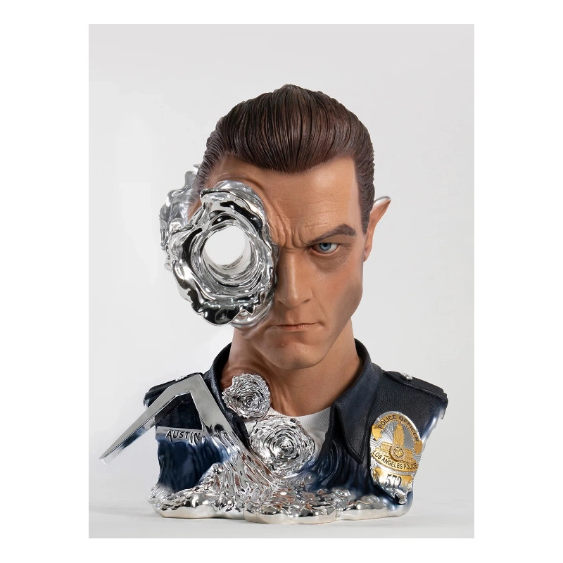 PureArts T-1000 Art Mask 1/1 – Terminator 2 – Édition Limitée Painted Edition - Image 1